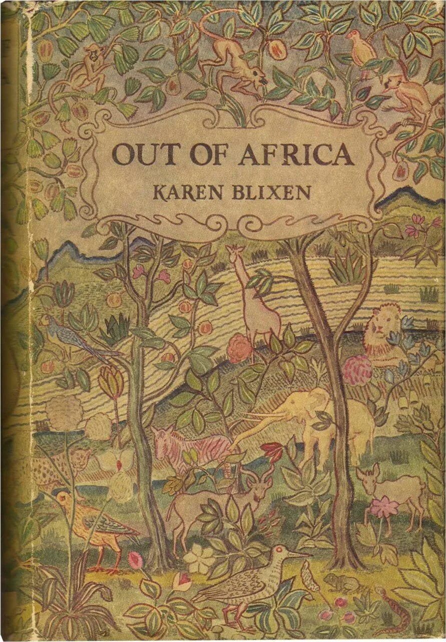 Из Африки книга. Out of africa