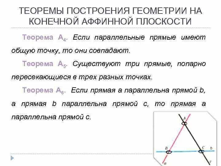 Три прямые попарно