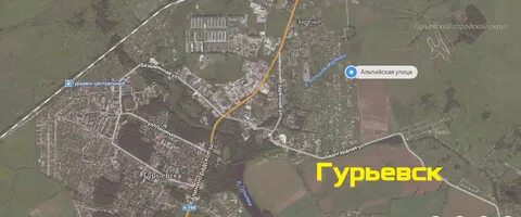 Карта гурьевск кемеровская