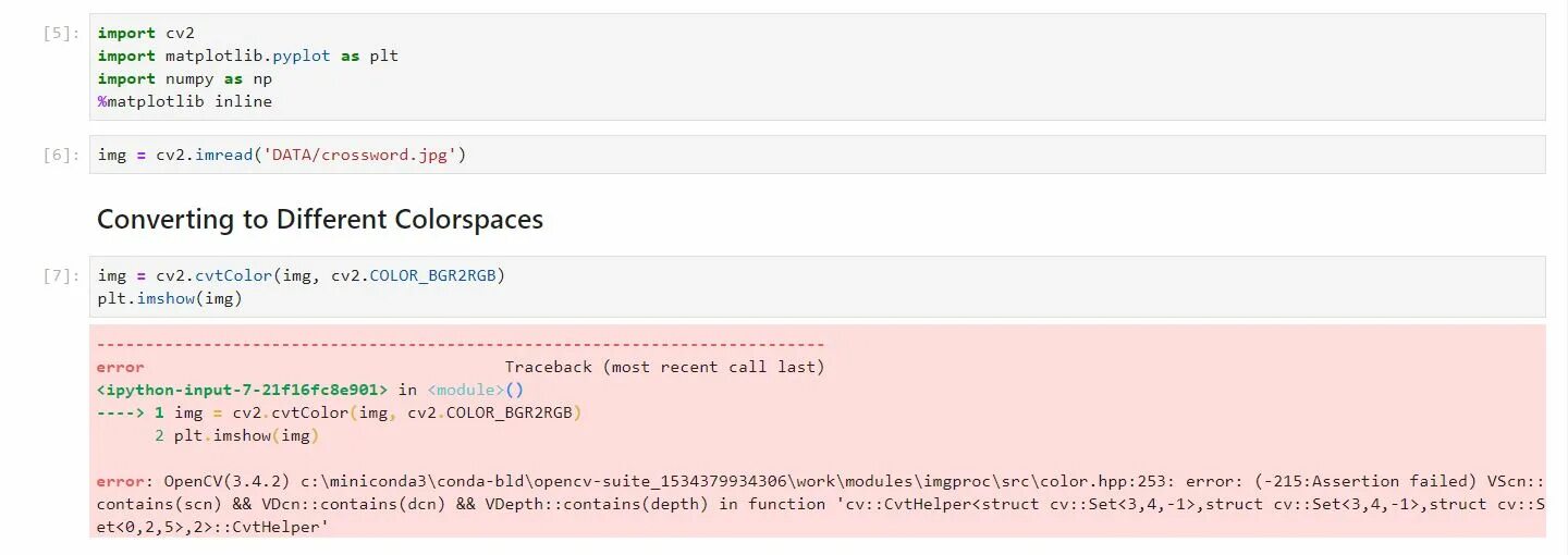 Error 215 assertion failed. Import cv2. Cv2.Color_bgr2rgb. Miniconda3. Как открыть изображение cv2.