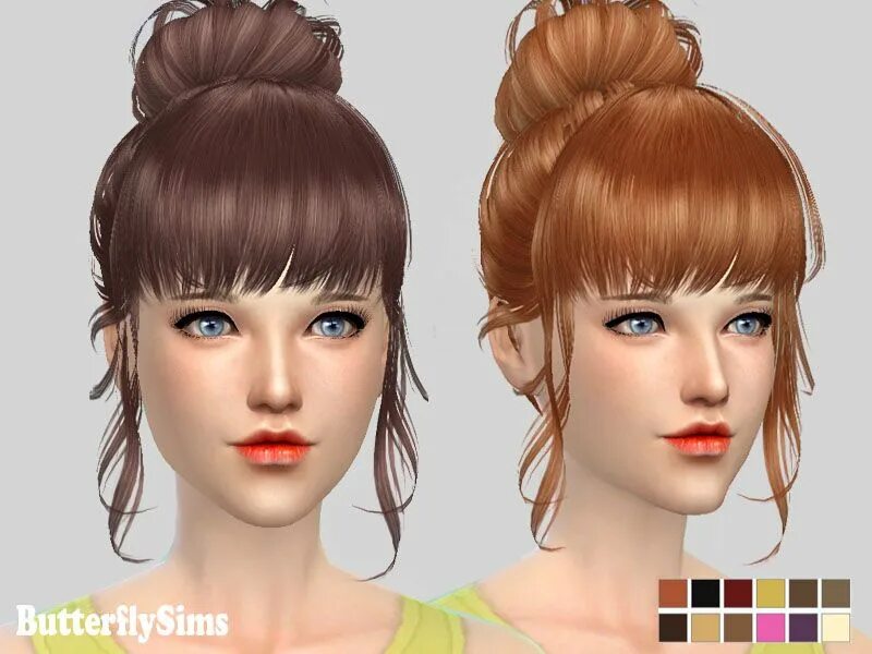 SIMS 4 японская прическа. SIMS 4 Hairstyles. Волосы симс 4 hair SIMS 4. Симс 4 челка. Симс мод на уши