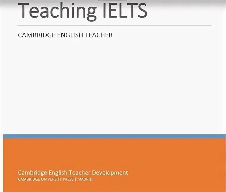 Cambridge IELTS 9. Teaching IELTS.