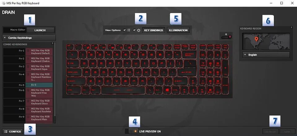 Как менять цвета клавиатуры msi. Как менять цвета клавиатуры msi