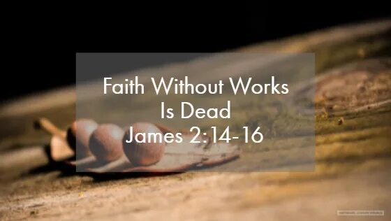 Dead scripts. Faith without.