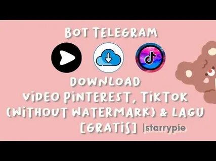 Тг для скачивания видео из пинтереста