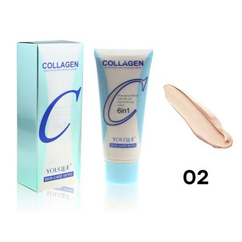 Вв крем коллаген. Тональный крем youque Collagen Moisturizing and Сoncealer crem 6в1 60ml. Тональный крем коллаген enough 13 тон. Крем тональный коллаген цвет 01. Тональный крем коллаген 01.