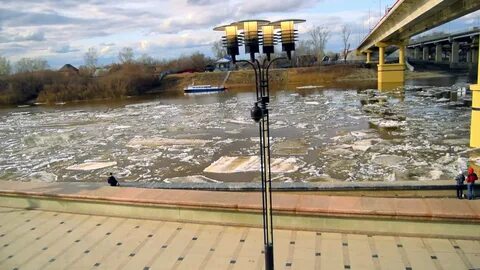 На сколько прибыла вода в реке тура