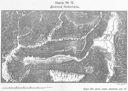 Карта долины реки