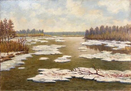 Мещерский ледоход картина