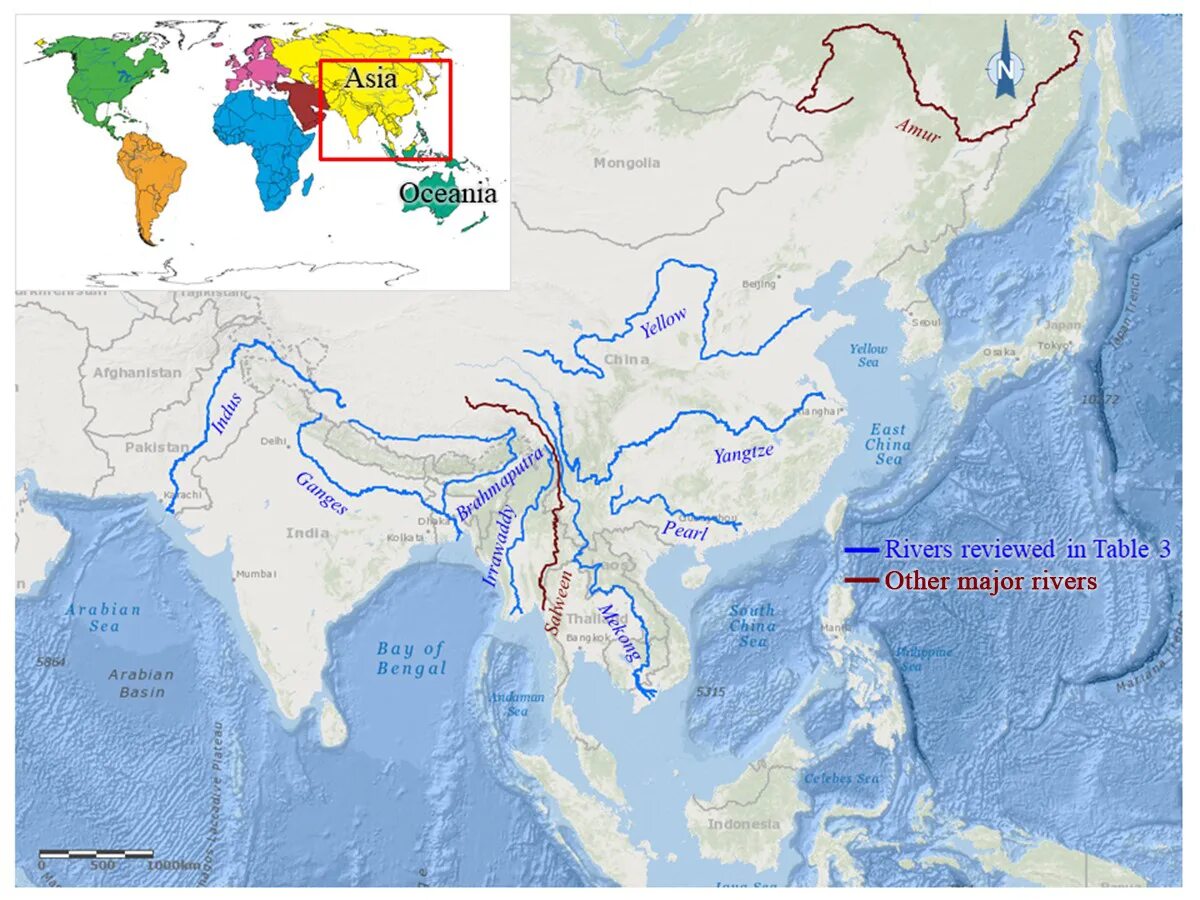 Asia river. Реки Азии на карте. Все реки Азии на карте. Реки Юго Восточной Азии. Гидрология Азии.