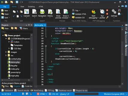Php редактор