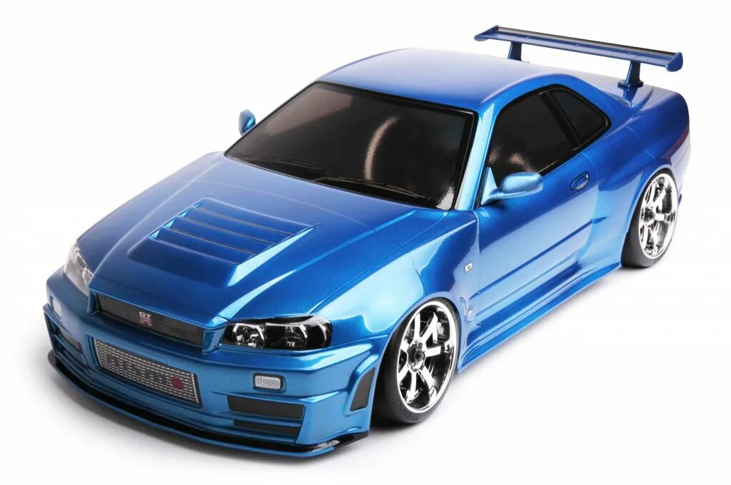 На радиоуправлении 1 10. Nissan Skyline GTR r34 радиоуправляемая. RC модель Nissan Skyline r34. Skyline r34 1/10. RC Drift Nissan Skyline r34.