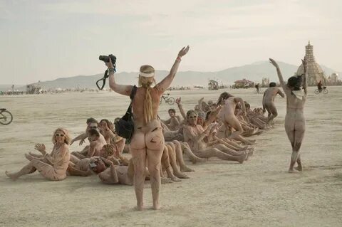 Nudes from Burning Man.