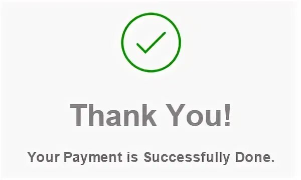 Payment successfully. Payment was successful. Success payment Page. Page successful payment.