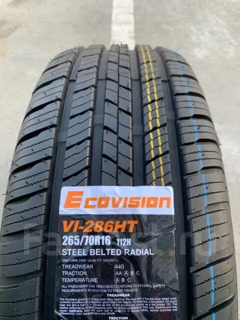 Ovation Ecovision vi-286ht. 265/70 R16 112h vi-286 HT Ecovision Ovation. Ecovision 265/65 r17 112h vi-286ht. Ovation 286 HT.