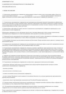 Образец устава 2023 года