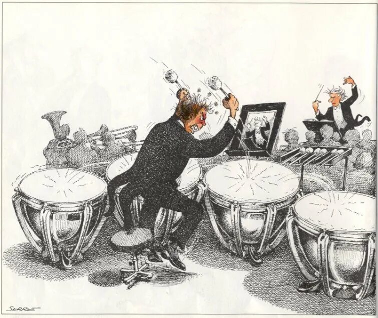 музыкальные карикатуры. смешные музыканты. юмор про музыкантов. карикатуры на музыкантов. человек оркестр.