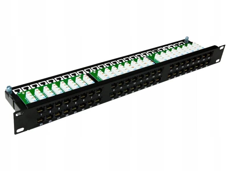 Патч панель utp 48 портов 5е. Коммутационная панель, 19&quot;, 1u, utp cat. 5е. коммутационная панель 48 портов. патч-панель 19&quot; 1u 24xrj45 кат.5e utp с органайзером. патч-панель 48 портов 1u.