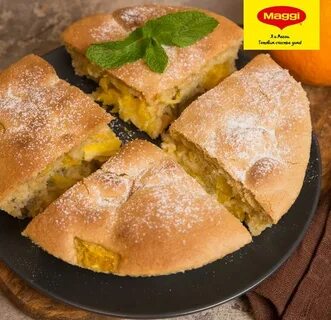 Шарлотка с апельсинами простой рецепт