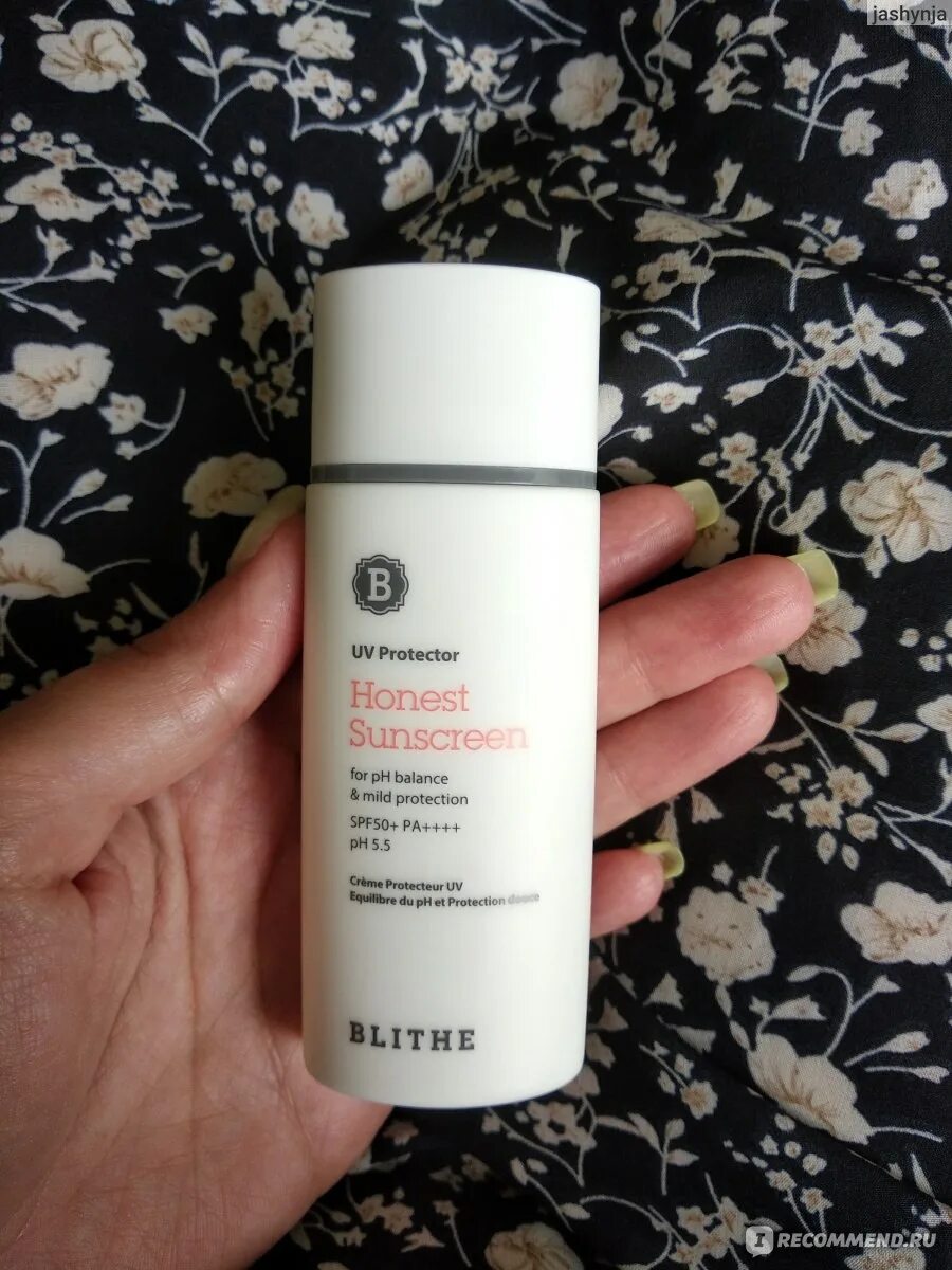 Blithe honest sunscreen