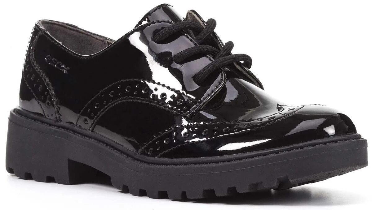 Черные ботинки для девочек. Геокс лаковые ботинки для девочки. Туфли геокс. Геокс лакированные ботинки. Обувь для девочки геокс черные.