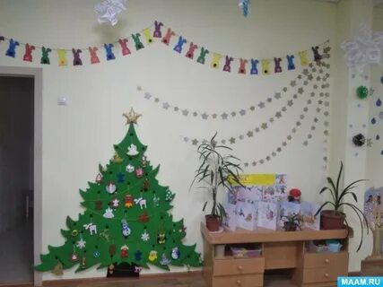 Украшаем детский сад к новому