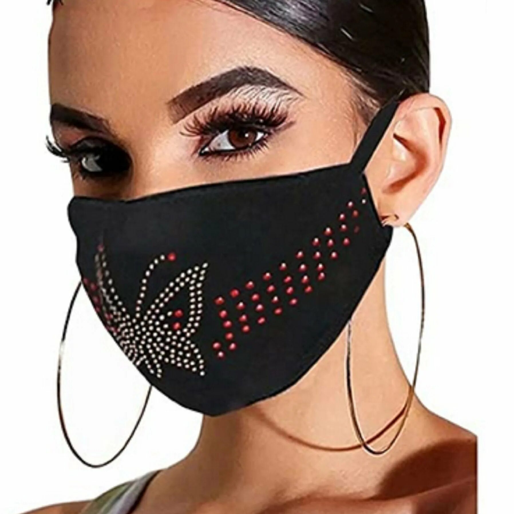 Красивые маски для лица. Сетчатая маска. Маска со стразами. Маска блестящая. Маска сеточка для лица со стразами.