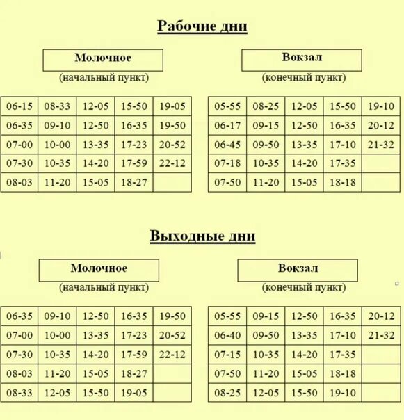 Расписание маршрутки малаховка копнино