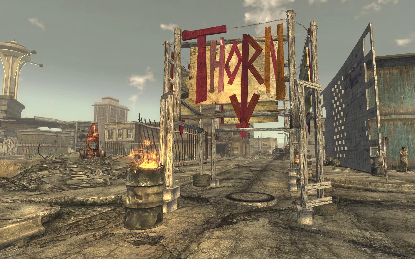 Торн fallout. Торн fallout nv. вестсайд fallout new vegas. нью вегас торн. арена new vegas.