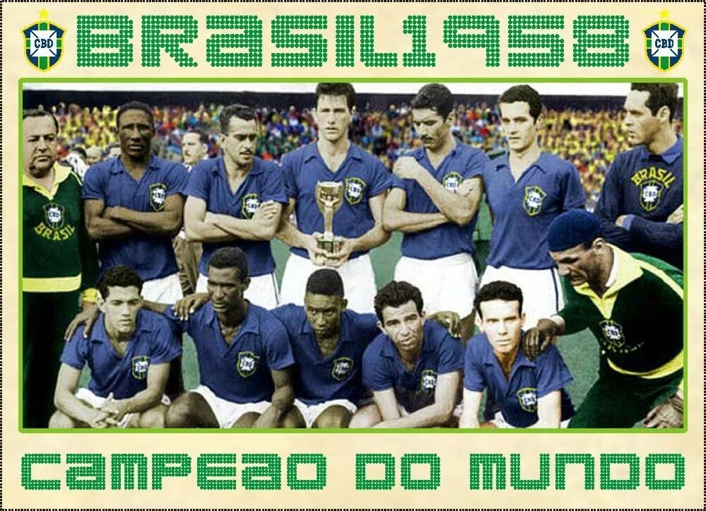 Чемпионат футбола 1958 года. Бразилия ЧМ 1958. Команда Бразилии 1958. Швеция 1958 ЧМ.