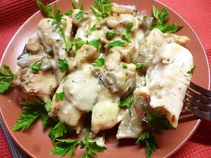 Грудки грибы сливки