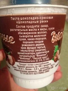Состав шоколадного крема