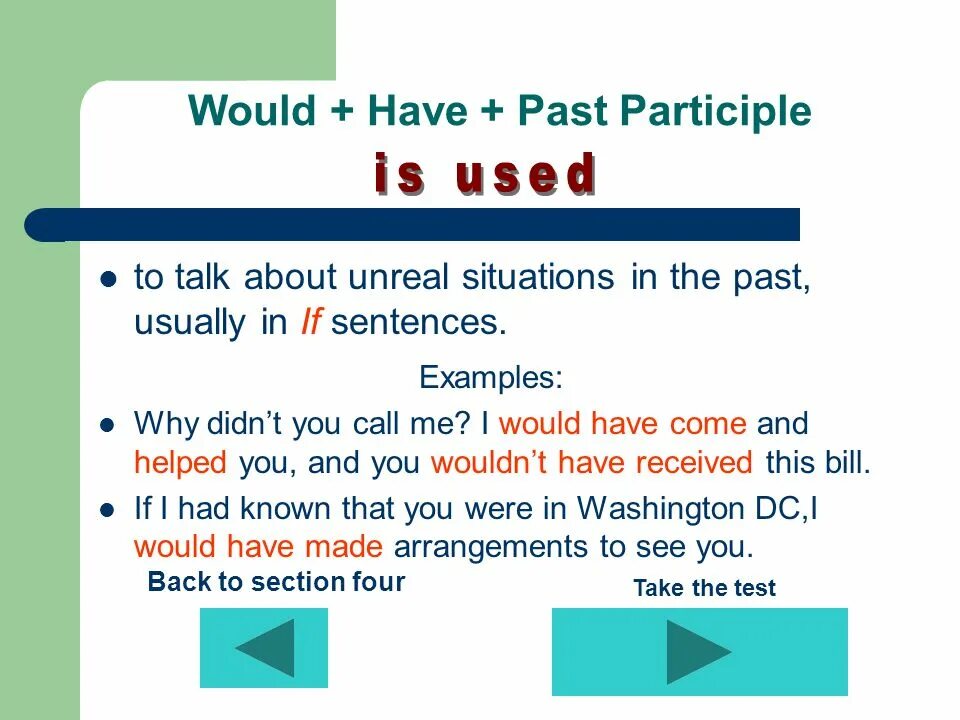 Правило have has past participle. Would have past participle. Конструкция would have. Will have. Have past four