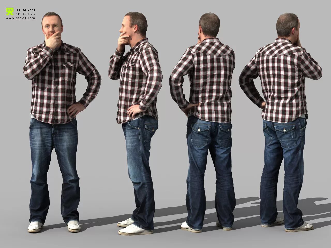 Scanned 3d model