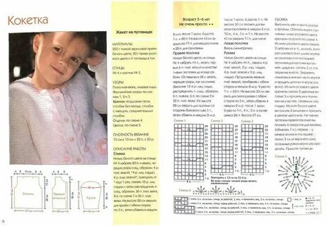 Кофточка на девочку 1 год описание