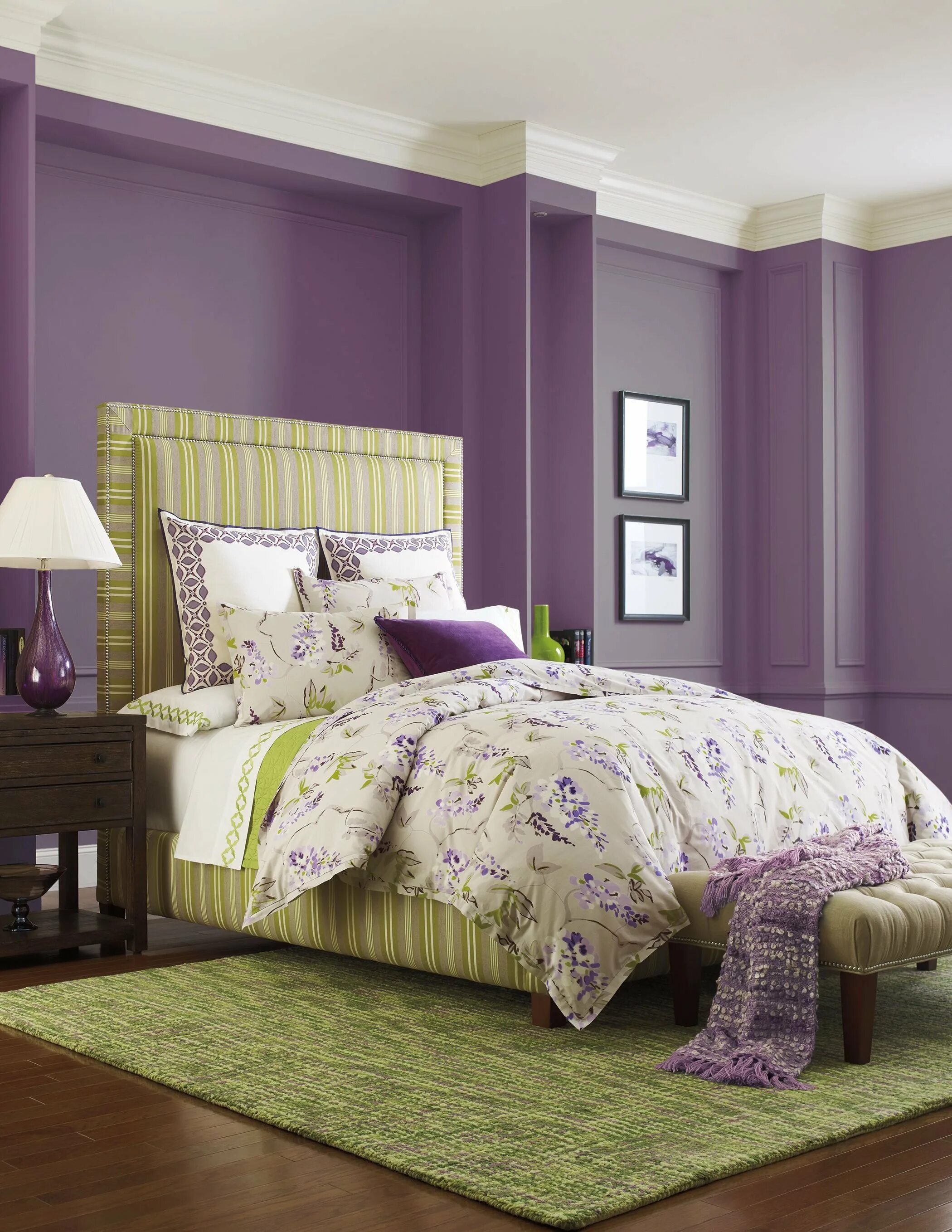 Фиолетовая комбинация. Сиреневая спальня. Спальня в фиолетовых тонах. Лавандовая спальня. Спальня в сиреневых тонах.