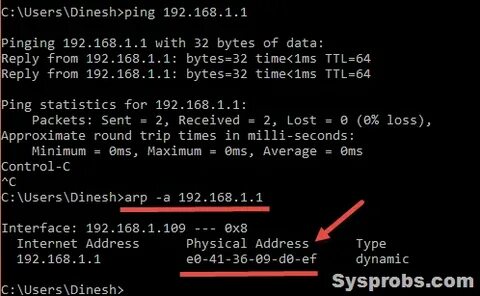 Invalid mac address