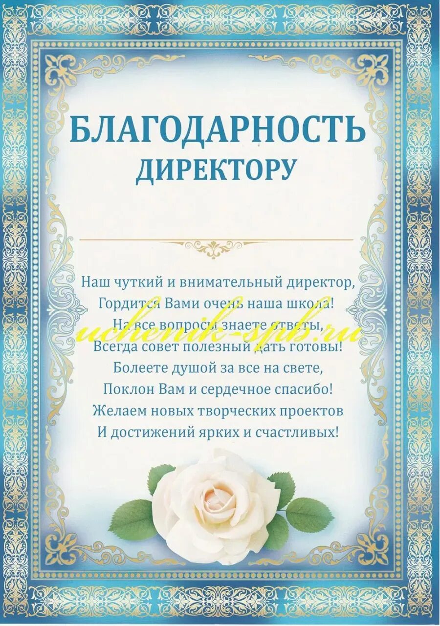 Благодарность директору школы. Бдагодарность директор. Благодарнлстьиректору. Благодарность директору. Благодарственное директору школы