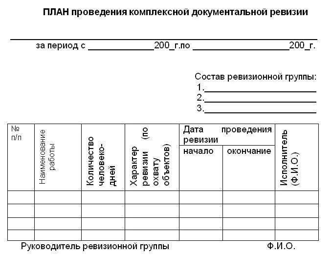 Контрольные ревизии. План проведения ревизии образец. План проведения комплексной документальной ревизии. План проведения комплексной документальной ревизии пример. План проведения ревизии кассовых операций..