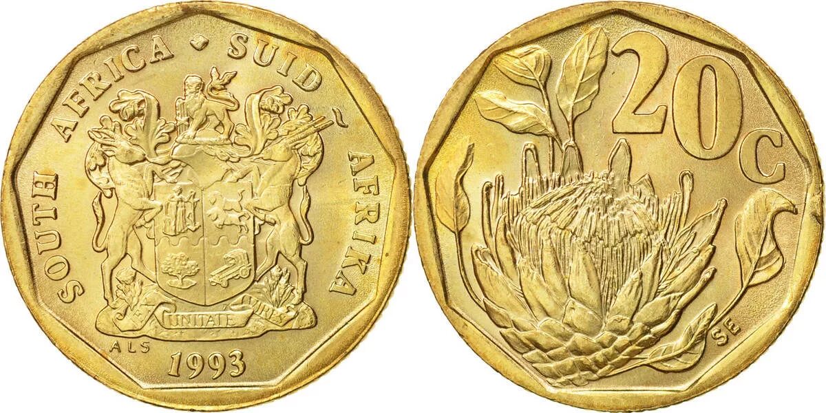 Юкоин монеты. Africa Borwa 20 центов 1996. Монета ЮАР 50 центов 1993. Монета 20 центов ЮАР 1997. 20 Cents 1996.