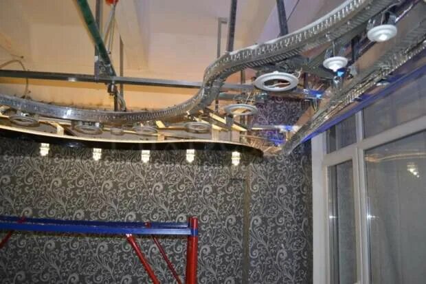 Как снять парящий натяжной потолок Dome potolki, stretch ceilings, Стерлитамак, микрорайон Михайловский, улица Шафи
