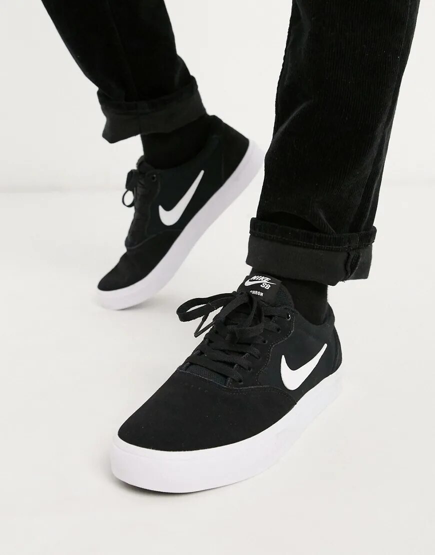 Nike SB Chron Solarsoft Black. Кеды найк SB Chron. Nike SB Chron 2 Black. Nike SB черные замшевые. Кроссовки найк замшевые