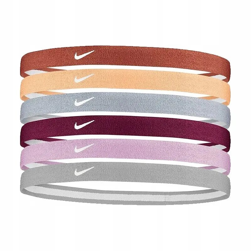 Headband Nike. Nike Swoosh Sport Headbands 6pk. Nike Swoosh Sport Headbands 6 шт. Резинка для волос Nike Swoosh Sport Headbands 6 шт., njn92-714, различный цвет. Резинка найк