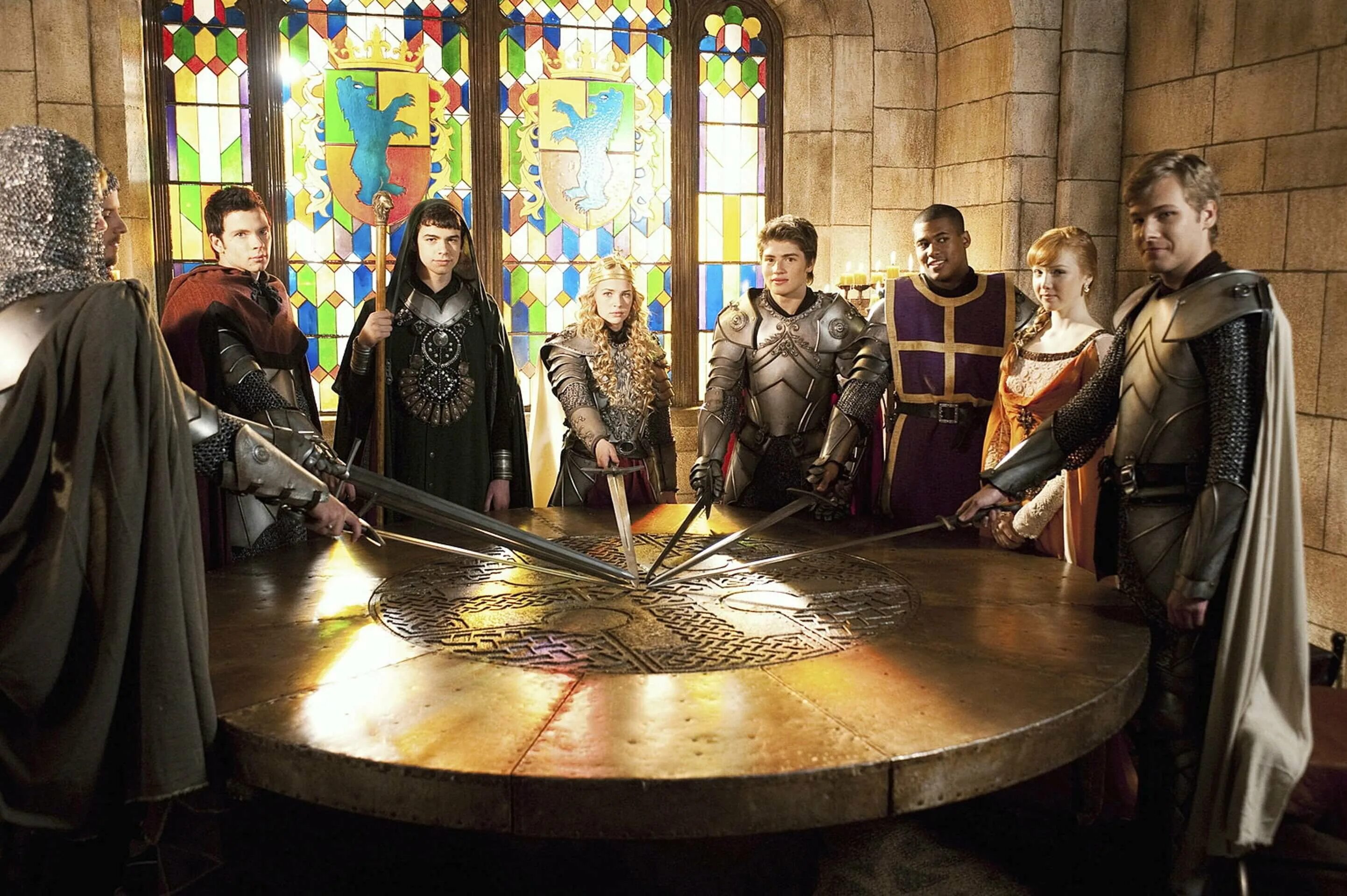 Камелот и Рыцари круглого стола. Круглый стол короля Артура. Сколько рыцарей за столом