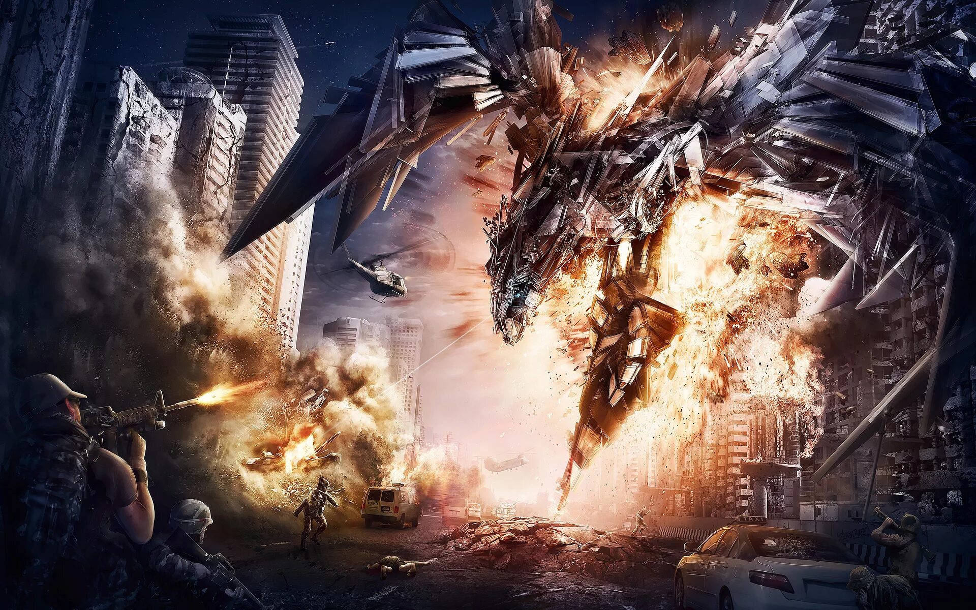 Transformers 4. Картинки фантастика. Фантастические обои на рабочий стол. Трансформеры фон.