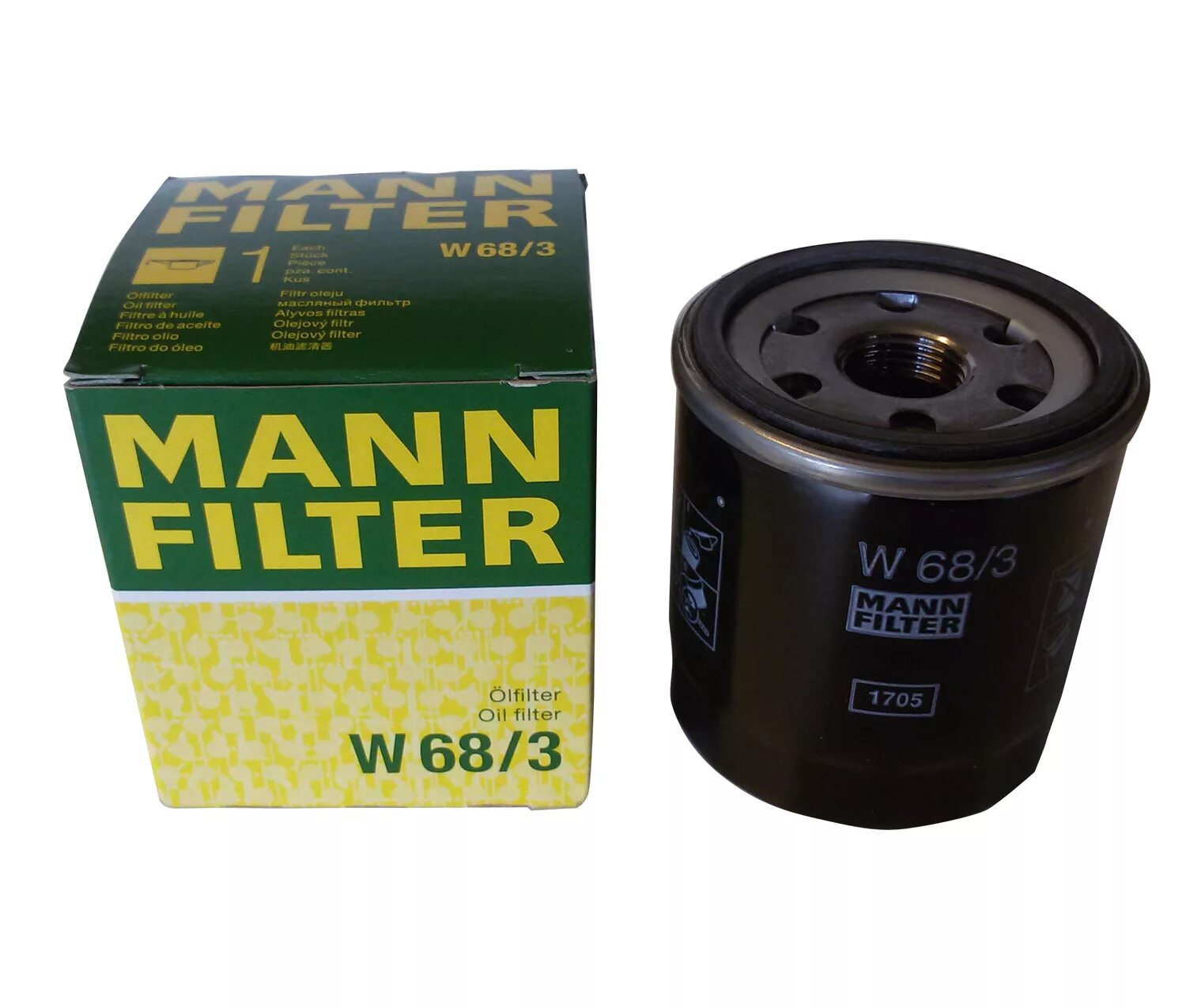 Масляный манн. Фильтр масляный Mann-Filter w68/3. Фильтр масляный Манн 68/3. Масляный фильтр Манн на Тойота 1nz. Фильтр масляный w68 1902.