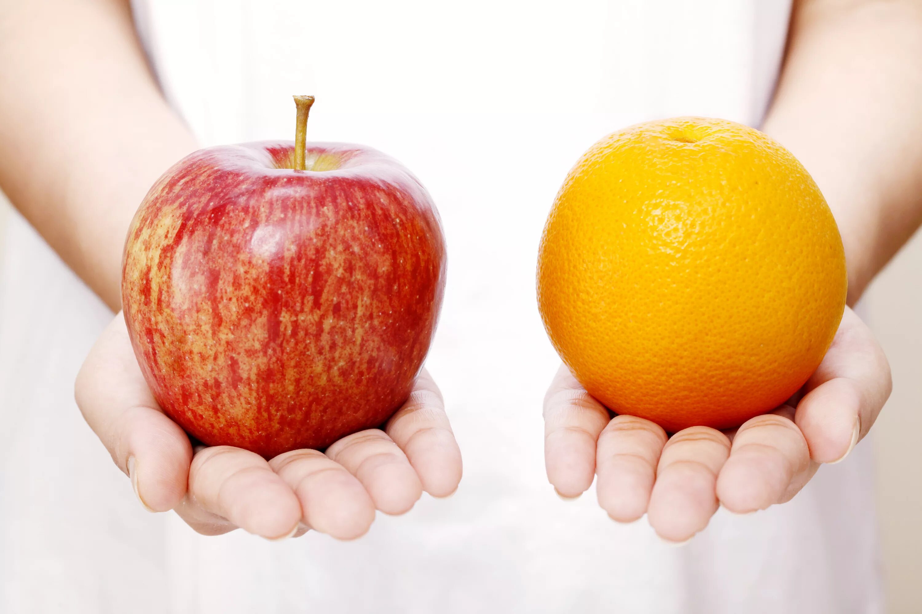 Like apples and oranges
