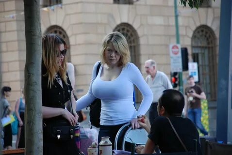 Candid Amateur Girls with Big Boobs. 