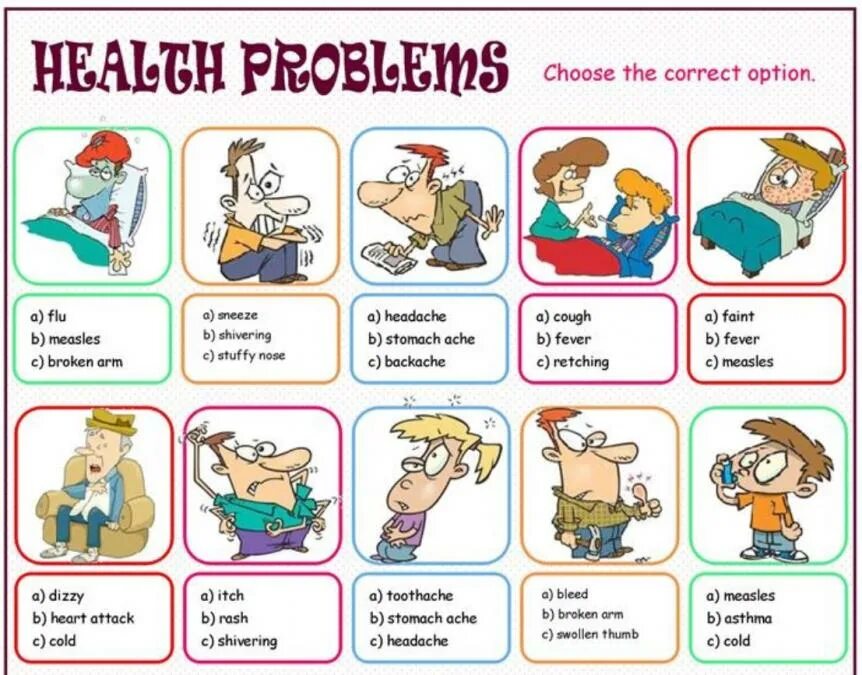 Https en islcollective com. Задания Health problems. Health problems ESL. Health problems Worksheets. Health problems Vocabulary.