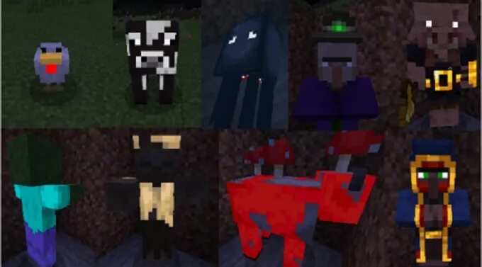 Entity texture features